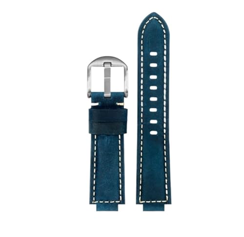 [X] U[Xgbv JVI Fit For G-Shock GM-110 GA110 GM-110GB GD120 GA-700 DW5600 ɓK Be[WEHb`oh 16mm YuXbg(Blue-steel)