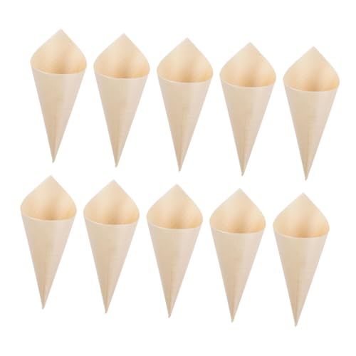 MUCKLILY 150Pcs Food Cones Multi Function Compact Dessert Containers for Charcuterie Appetizers for Parties Restaurants and Home Use