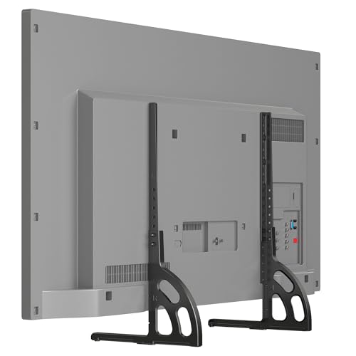 XINLEI Universal Table Top TV Stand for Most 22 to 65 inch LCD LED Plasma Flat Screen TVs, Height...