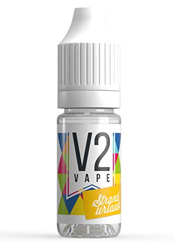 V2 Vape E-Liquid Strandurlaub gebrauchsfertig - Made in DE 0mg nikotinfrei - 10ml