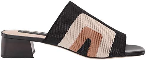 Sanctuary Women's Slide Heeled Sandal, Black/Milk/Tan, 5.5 | Image 5