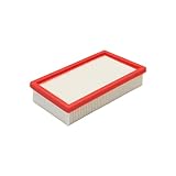 Nispira VF130H Flat Pleated Paper Filter compatible with Bosch VAC090A or VAC140A Dust Extractors, 1 Pack