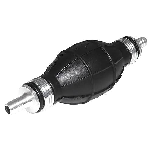 Unifizz 8mm 5/16 Black Primer Bulb Rubber Fuel Pump Transfer Vacuum Fuel Hand Primer Gasoline Petrol Diesel Pump for Marine Boat Accessories 9001080A