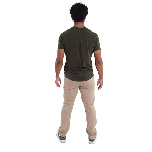 The Perfect Jean TPJ Mens Athletic Fit Denkhaki Pants3