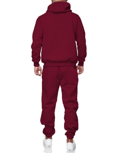 Image of HHGKED Sweat suits men Tracksuits 2 Piece sets Athletic Jogging suits Casual Outfits for men