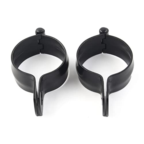 Cninba13 2 pcs Modified Front Fork Clamps Metal Turn Signal Light Indicator Mount Bracket Holder for motorcyle with 32MM-41MM fork Tube Black