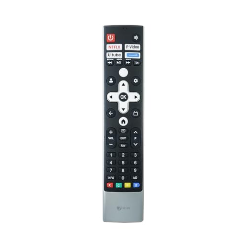 Image of 7SEVEN Remote Control Compatible with Croma Google TV LED UHD 4K Smart TVs - Ensure Key-by-Key Match with Original Remote for Perfect Compatibility - No Voice Command, Plug & Play Functionality