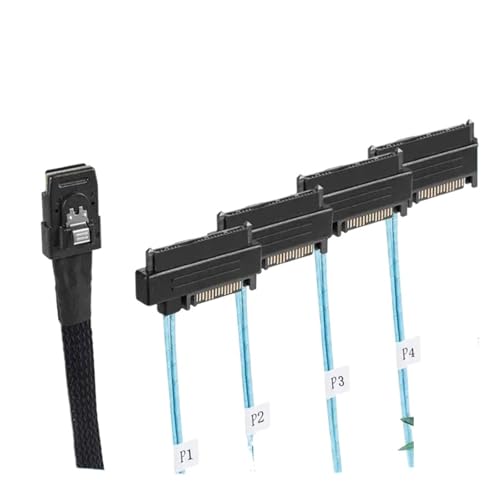 Cable de datos y energía S/AS Sff-8087 a 4 Sff-8482 miniatura 3