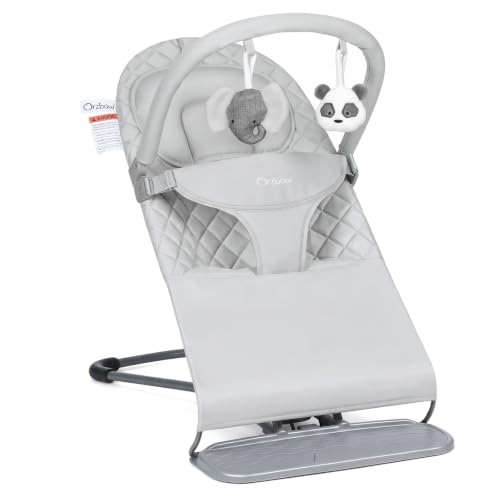 Orzbow Baby Bouncer, Portable Infant Seat for 0-12 Months, Up to 20 lbs