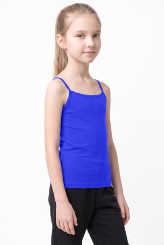 Image of Kurve Girl's Sleeveless Tank Top - Stretch Undershirts Cami Camisole, UV Protective Fabric, Rated UPF 50+ (Made in USA)