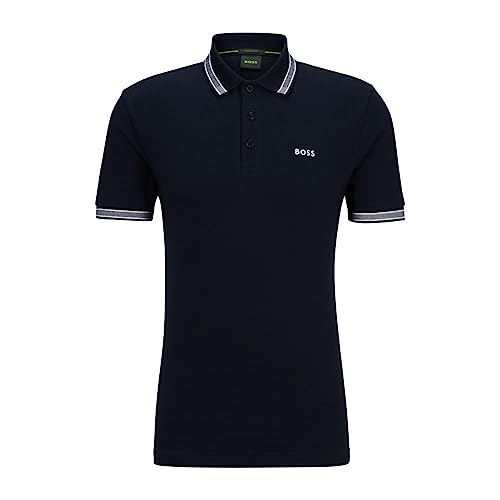 Boss Men's Paddy Polo Shirt, Navy, 3XL
