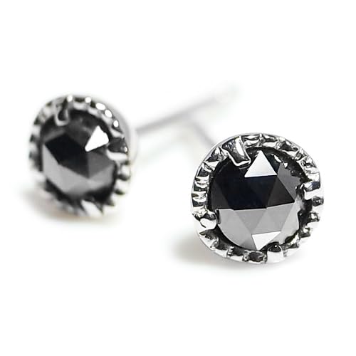 Amazon | 天然 ブラックダイヤ 0.30ct ペア ピアス 大粒 pt900 