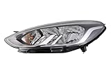 HELLA 1EG 354 857-011 Halogen-Hauptscheinwerfer - für u.a. FORD FIESTA VII (HJ, HF) - chrom - ECE - für Rechtsverkehr - links