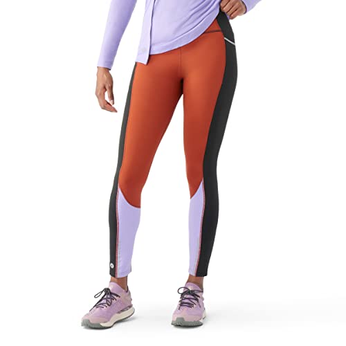 Smartwool Women's Active Fleece Colorblock Tight ? Pecan Brown M