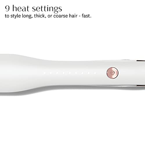 T3 Lucea 1.5” Professional Flat Iron With Wider Plates For Smooth, Frizz-Free Results On Long, Thick Or Coarse Hair, Custom Blend Ceramic Straightening & Styling Iron With 9 Adjustable Heat Settings #TOP1