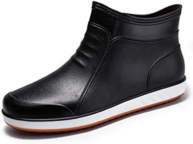 Waterproof Rain Boots, Shock absorbing soft insole,Garden rain Shoes with Rubber Insulated Outsole, Anti Slip Resistant Booties for fishing,Outdoor, Camping, Lawn Care, Gardening and Yard Work