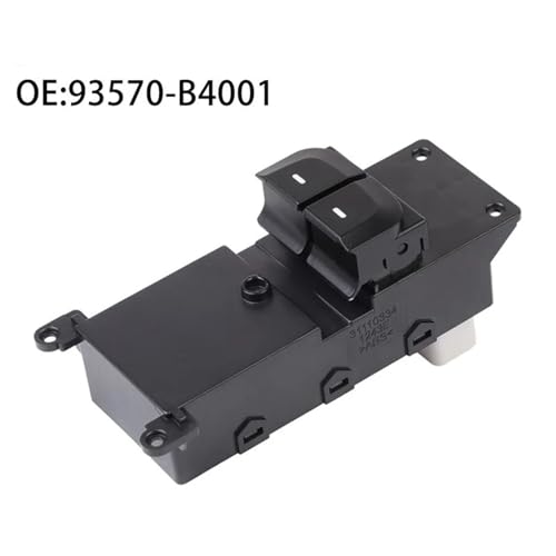 Interrupteur fenêtre électrique avant gauche robuste pour commande Hyundai i10 93570B4001