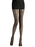 SheIn Women's Patterned Tights Fishnet Floral Pantyhose High Waist Stockings Heart Printed One Size