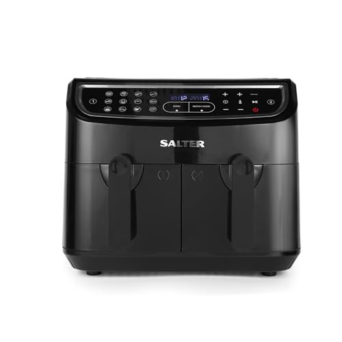 Salter Dual Air Air Fryer 8.2L Dual Drawer With Sync & Match
