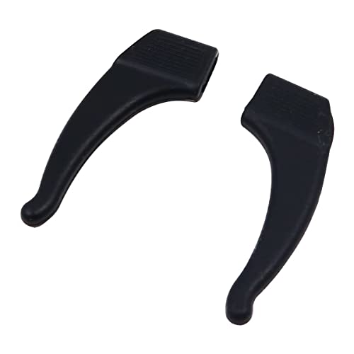 WANGCL 15 works Eyeglasses Ear Grips Anti-Slip Elastic Comfort Glasses Retainers Anti-Slip Glasses Protector(Black) - Image 3