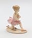 Cosmos Gifts 20863 Ballerina in Pink with Knee Down Ceramic Figurine, 4-1/2-Inch
