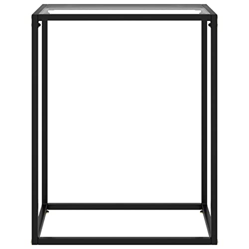 Consola transparente de cristal para decorar tu entrada y optimizar el espacio del sofá 3
