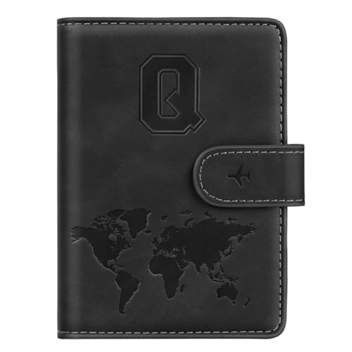 Simikol Passport Holder for Travel Essentials Personalized Initial Wallets