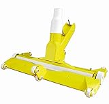 Aspirafango per piscine in pvc rigido con ruote e snodo per la pulizia delle piscine. Appositamente progettato per la miglior pulizia degli angoli della piscina. Adatto a qualsiasi tipo di rivestimento.