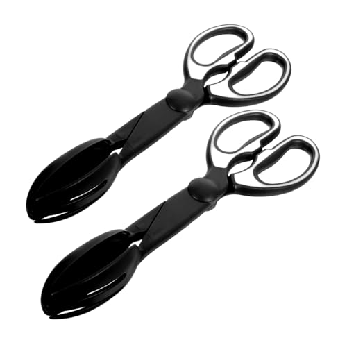 POPETPOP 2 Piezas Inodoro para Mascotas Clip Portátil para Caca Recogedor De Excrementos De Perro Grande Recogedor De Caca Libre Recolector De Portátil El Plastico Negro