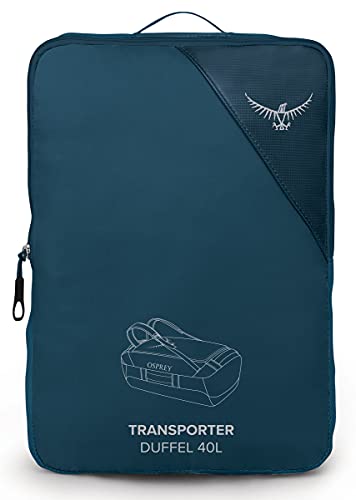 Osprey Transporter 40 Travel Duffel Bag, Venturi Blue