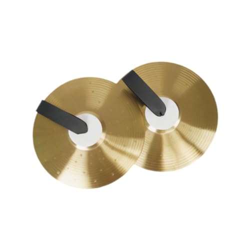 Oshhni Platillos Crash Instrumentos musicales Platillos de batería Usos múltiples para presentaciones en Adultos, 14 pulgadas