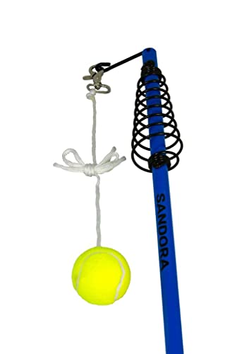 Sandora 25010 Circletennis - Twistball - 3-teilig blau/rot für tollen Garten Spielspaß und jegliche Freizeitaktivität für Camping und Unterwegs EIN absolutes Kindervergnügen