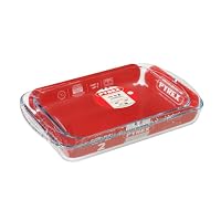 Pyrex Let's Share Rectangular Roaster Set of 2 – Borosilicate Glass – Oven to Table Serving – Extreme Temperature & Thermal Shock Resistant