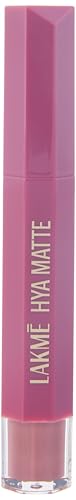 Image of Lakme 9to5 Hya Matte, Pro Pink Liquid Lipstick, for Soft and Supple Lips, with Hyaluronic Acid & Vitamin E, Matte Finish, Smudge-Proof, Long-Lasting, for Women, 5.3 ml,