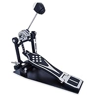 Single foot pedal - drive: double chain Adjustable spring tension Eccentric chain guide Dual beater felt / plastic / extendable spikes Includes tuning key