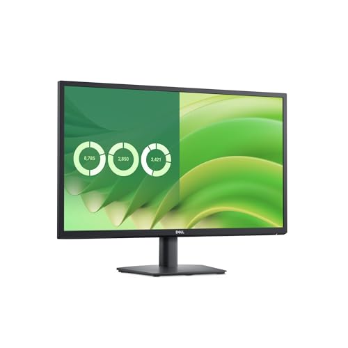 Dell E2725H Pantalla de 27 Pulgadas para trabajar en casa con comodidad visual Full HD VA 3