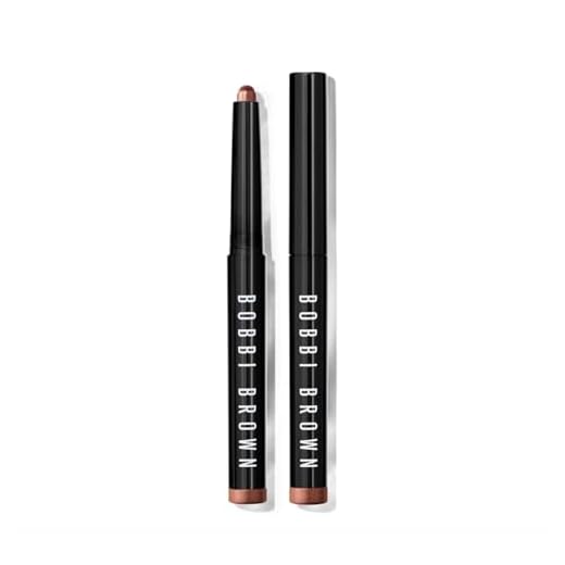 Bobbi Brown Bastão de sombra creme de longa duração | Bastão de sombra 24 horas | Alto pigmento, tons montáveis com três acabamentos, 1,4 g, brilho rubi