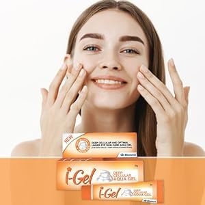 Image of Bionova I GEL Under Eye Cream Deep Cellular and Optimal Under Eye Skin Care Aqua Gel With No Harmfull Chemicals For Removing Dark Circles Healthy Eyes Eye Bags 25 gms