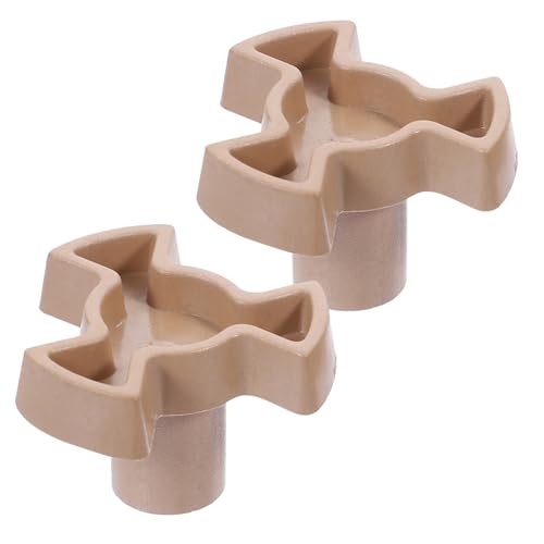 LIGIGWASH 2 piezas Eje de Repuesto para Microondas Acoplador de Motor para Plato Giratorio Accesorio Compatible con Varios Diseño Duradero y Práctico