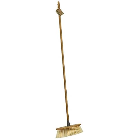 JVL Bamboo Indoor Sweeping Brush Broom Cover