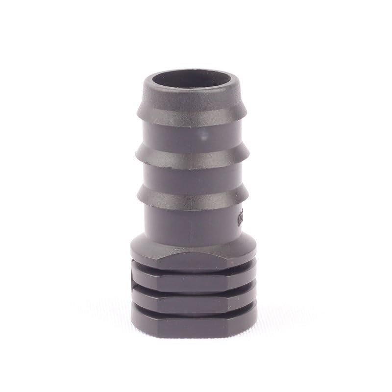 100 Uds 25PE conectores de tapa de extremo de manguera tubería de riego tope de extremo invernadero Micro sistema de riego enchufe de tubería de agua