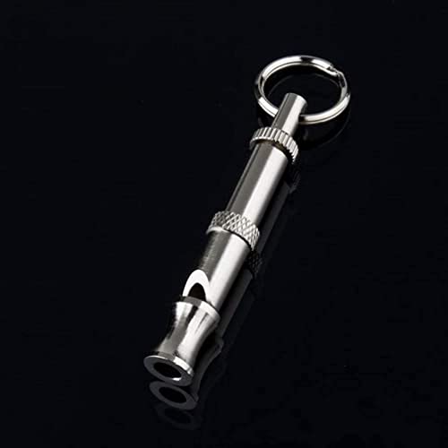 Jjlfresheners Silver Pets Whistle Adjustable Pet Training Sound Control Stainless Steel Puppy Bark Whistles With Suspendable Key Chain Dogs thumb #2