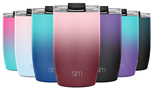 Simple Modern 12oz Voyager Travel Mug Tumbler w/Clear Flip Lid & Straw