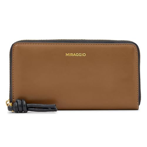 Image of Miraggio Theo Zip Around Wallet for Woman | 3 Compartment Women Wallet | Gift Items for Women