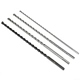 Matériaux de haute qualité : fabriqués en aciers à haute teneur en carbone et équipés d'embouts en carbure, ces forets peuvent pénétrer efficacement la maçonnerie, le béton léger, le calcaire, la pierre naturelle et artificielle.