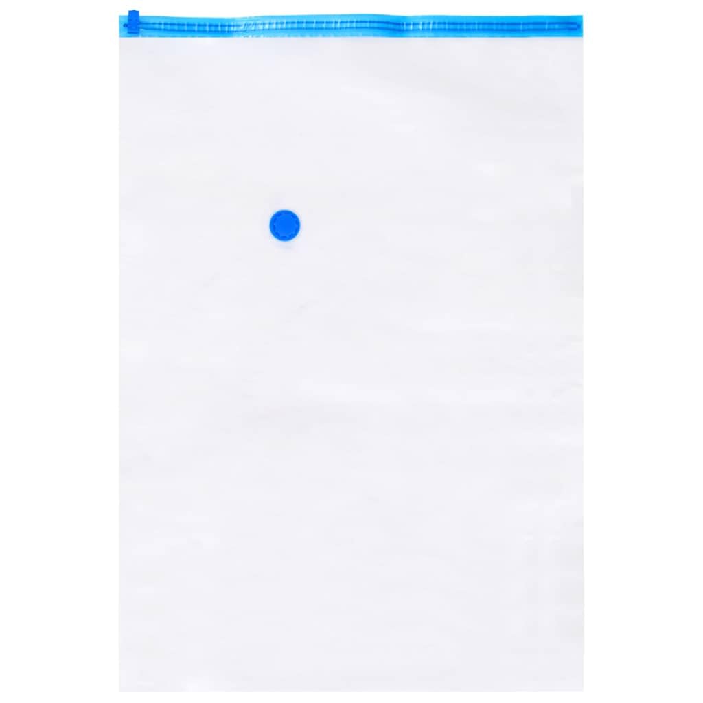 Bolsas de almacenamiento al vacío 120 x 70 cm, 20 unidades, de plástico, reutilizables, para ropa, mantas, cojines, bolsas de viaje, mudanzas, armarios y ahorro de espacio