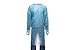 Tronex Fluid-Impervious Blue Isolation Gowns With Impervious Film & Thumb Hooks (15, X-Large)