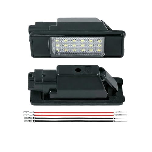 Luces led matricula coche Citroen C4 Picasso C3 Berlingo bombilla blanca plafon canbus