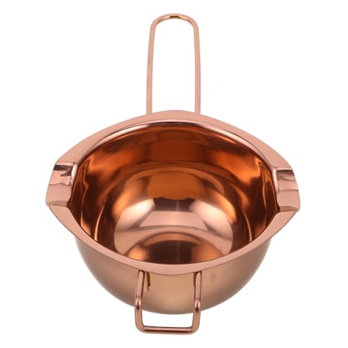 Alipis Olla de Acero Inoxidable para Derretir Mantequilla y Chocolate Baño María Resistente al Calor Recipiente Versátil para Repostería y Fabricación de Dulces Diseño Elegante para