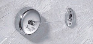 SDKKY Acero inoxidable escalable tendedero tendedero de ropa ronda detenidos tendedero tendedero de acero inoxidable